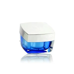 Pot de crème vide cosmétique acrylique carré de luxe 15g 30g 50g 100g
