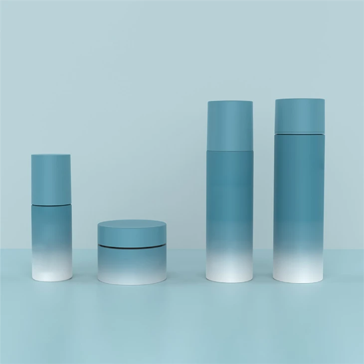 Bouteilles cosmétiques en verre vides